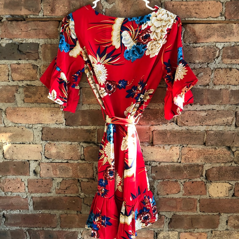 NWT Hello Molly Red Flirty Dress - Picture 6 of 8